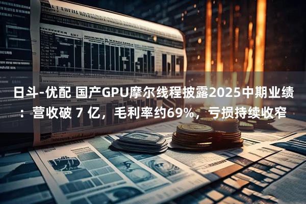 日斗-优配 国产GPU摩尔线程披露2025中期业绩：营收破 7 亿，毛利率约69%，亏损持续收窄