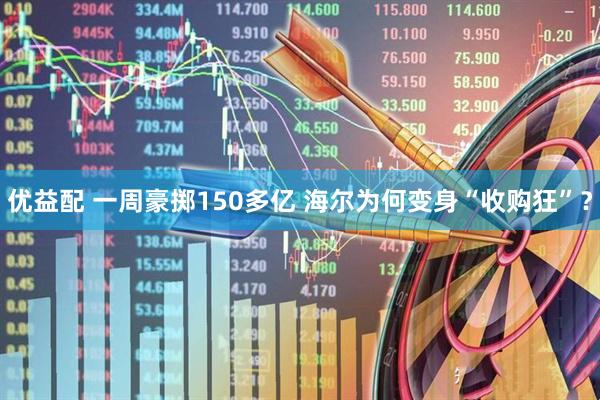 优益配 一周豪掷150多亿 海尔为何变身“收购狂”？