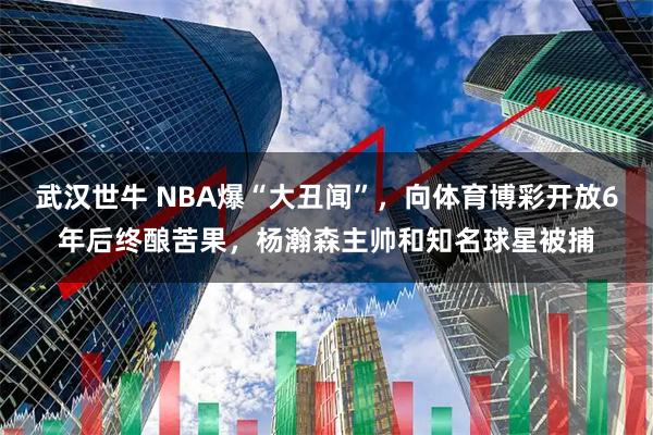 武汉世牛 NBA爆“大丑闻”，向体育博彩开放6年后终酿苦果，杨瀚森主帅和知名球星被捕